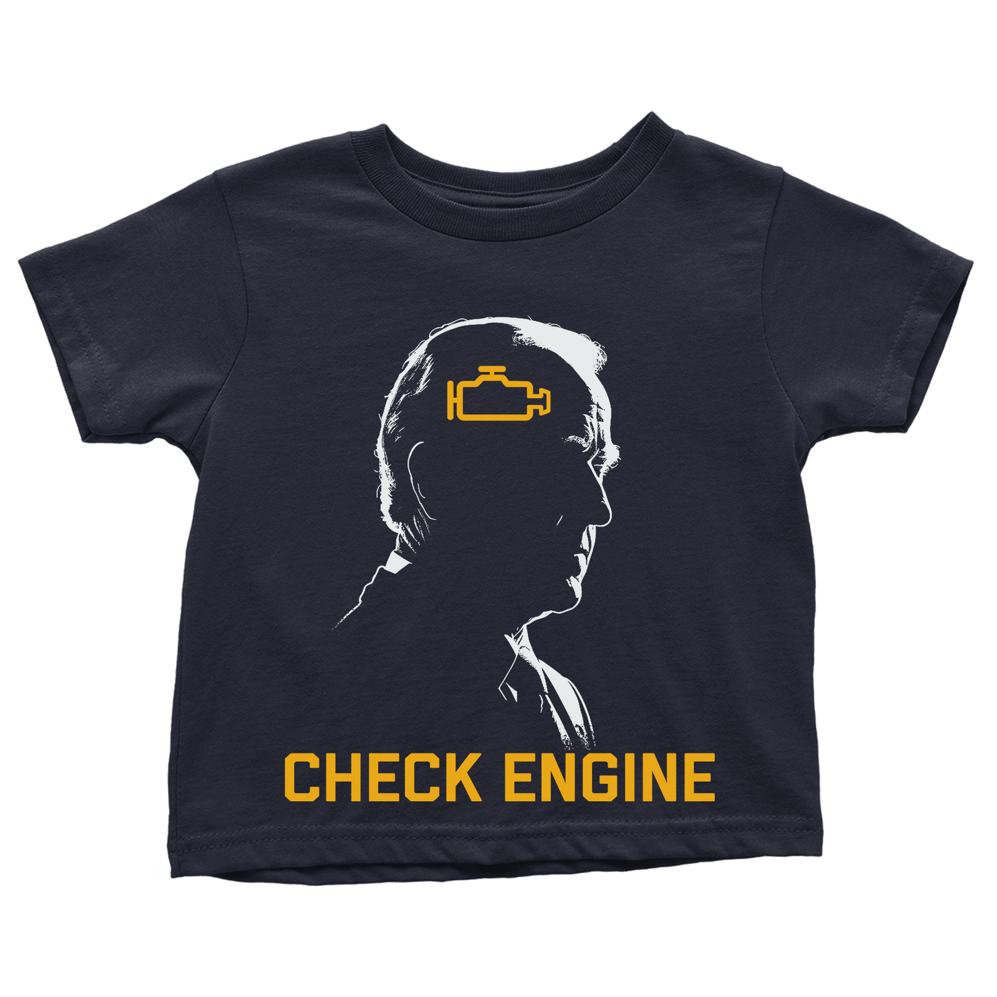 Apparel Premium Toddler Shirt / Navy / 2T Joe Biden Check Engine - Toddlers