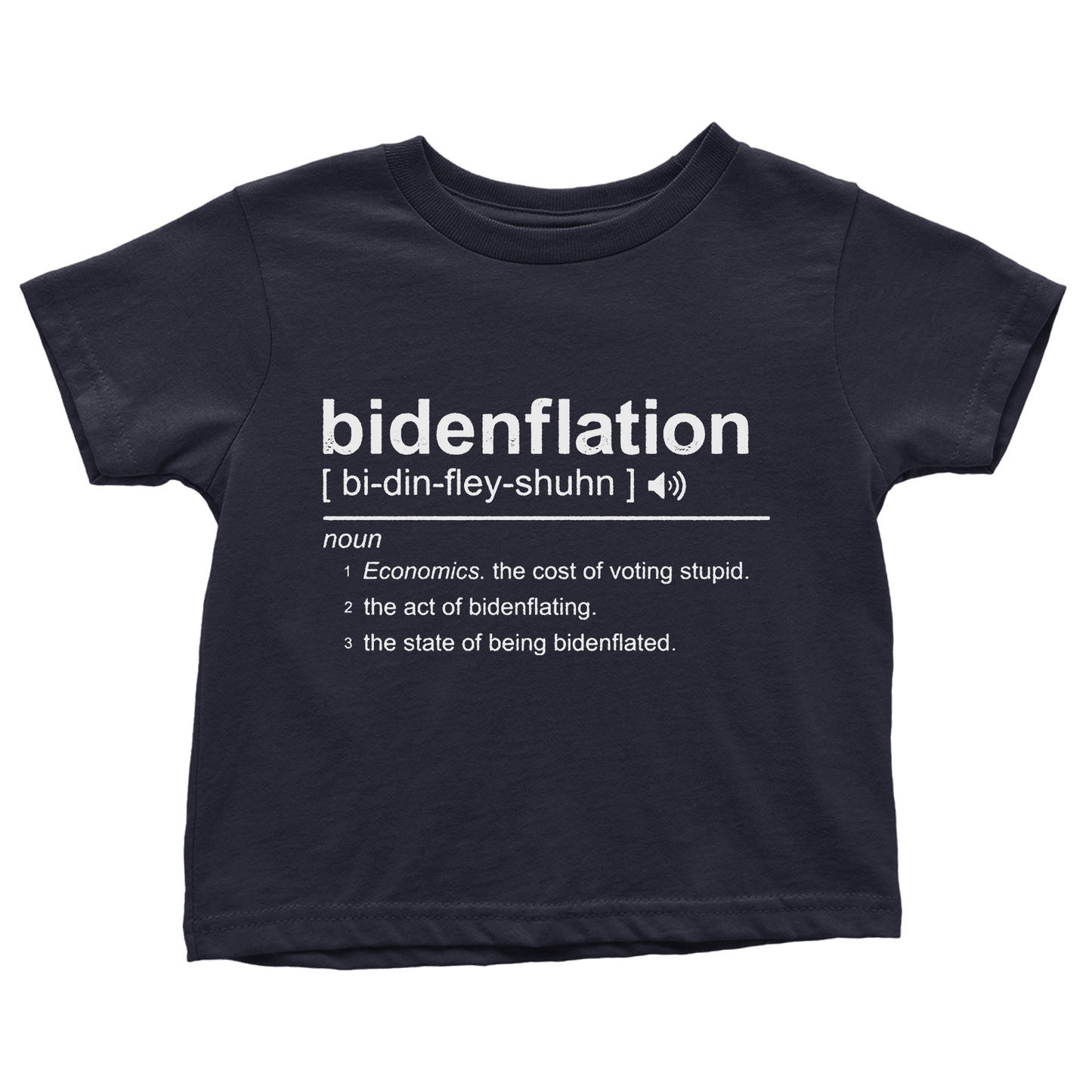 T-shirt Premium Toddler Shirt / Navy / 2T Bidenflation - Toddlers