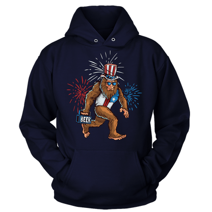 T-shirt Unisex Hoodie / Navy / S Sasquatch Forever Beer Run