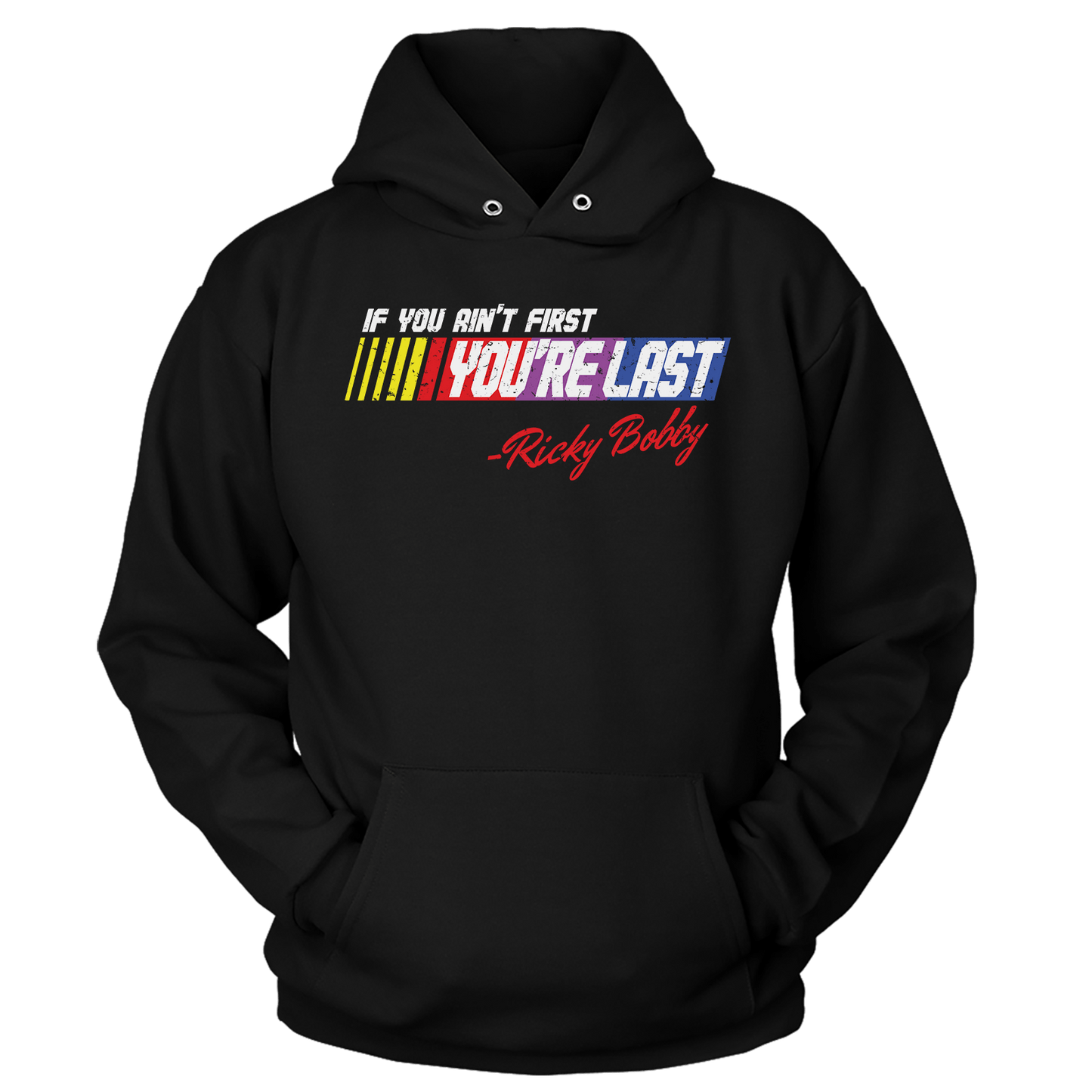 T-shirt Premium Soft Hoodie / Black / XS Ain't First You're Last (Ladies)