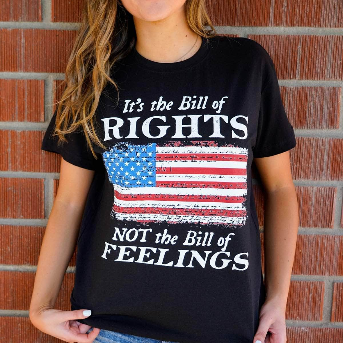 T-shirt Rights Not Feelings (Ladies)