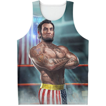 Abe the Champ Unisex Tank Top - AOP