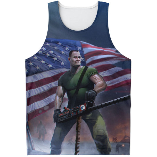 Chesty Puller Frozen Chosin  (Zoom 2X) Unisex Tank Top - AOP