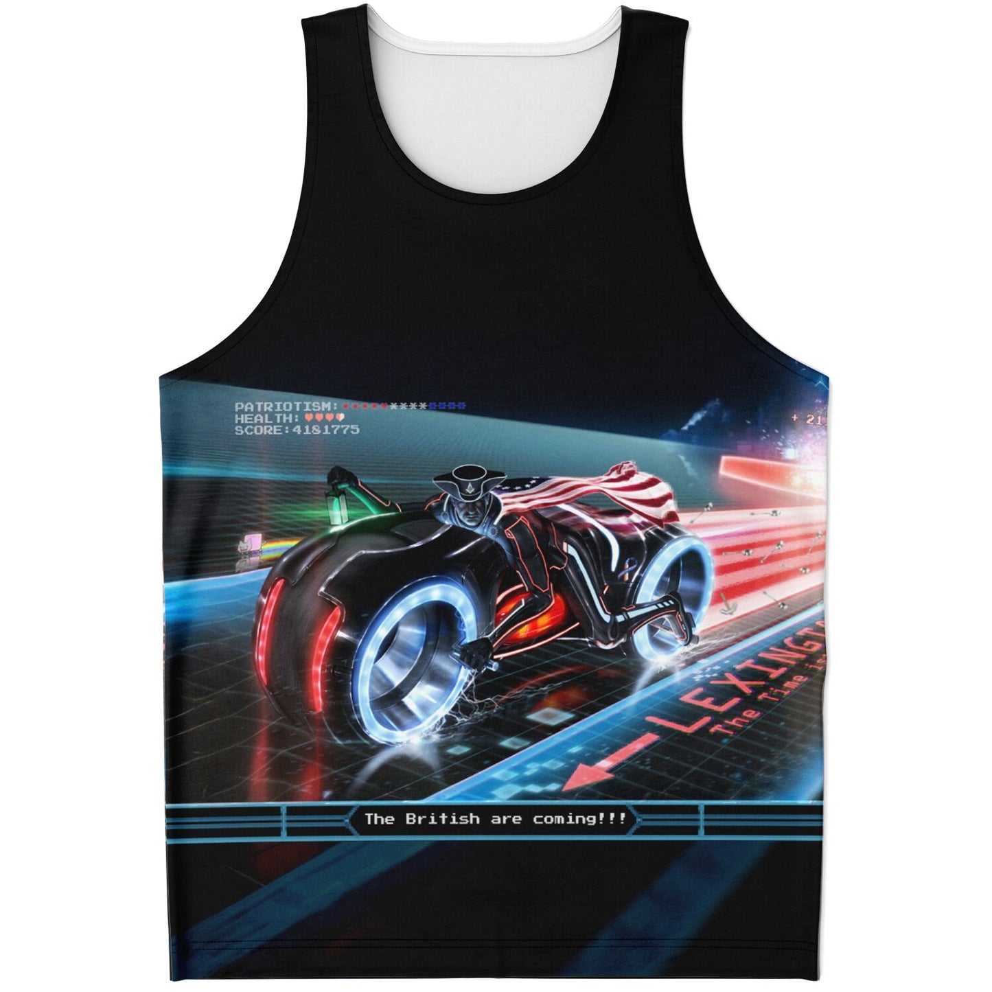 Paul Revere the Midnight Rider Unisex Tank Top - AOP