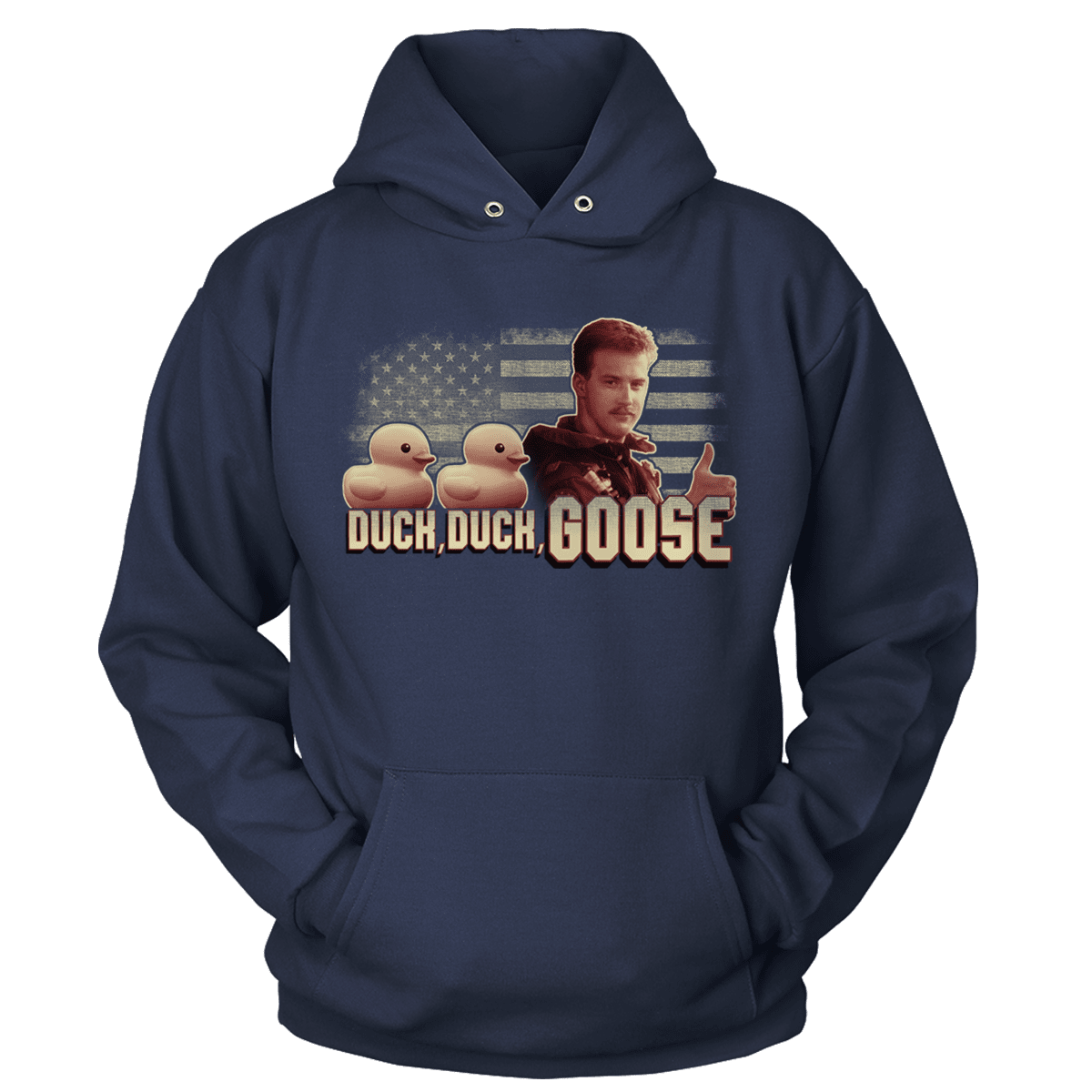 Apparel Premium Soft Hoodie / True Navy / XS Duck Duck Goose (Ladies) - February 2018 Club AAF Exclusive Design