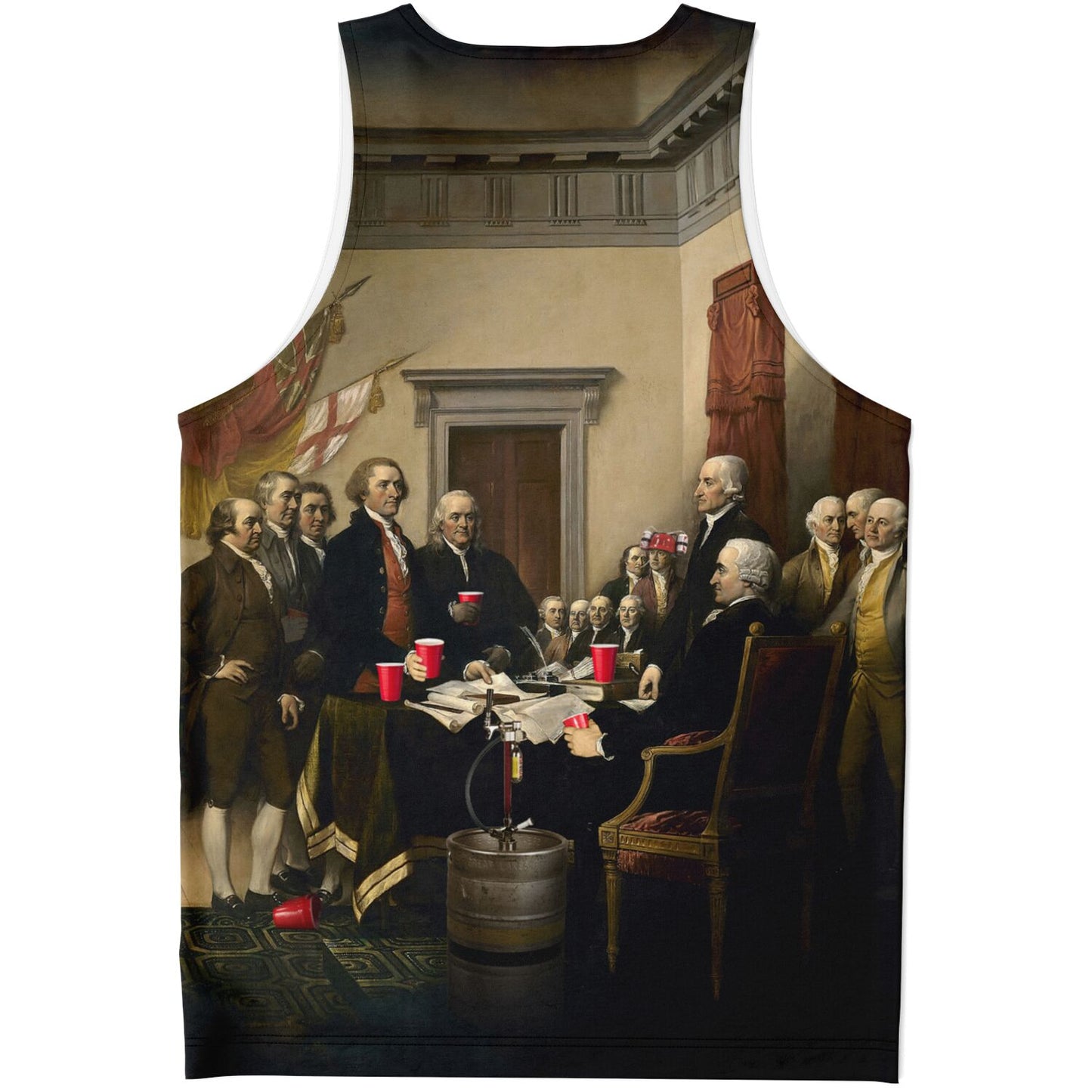 Party Like Our Forefathers Unisex Tank Top - AOP