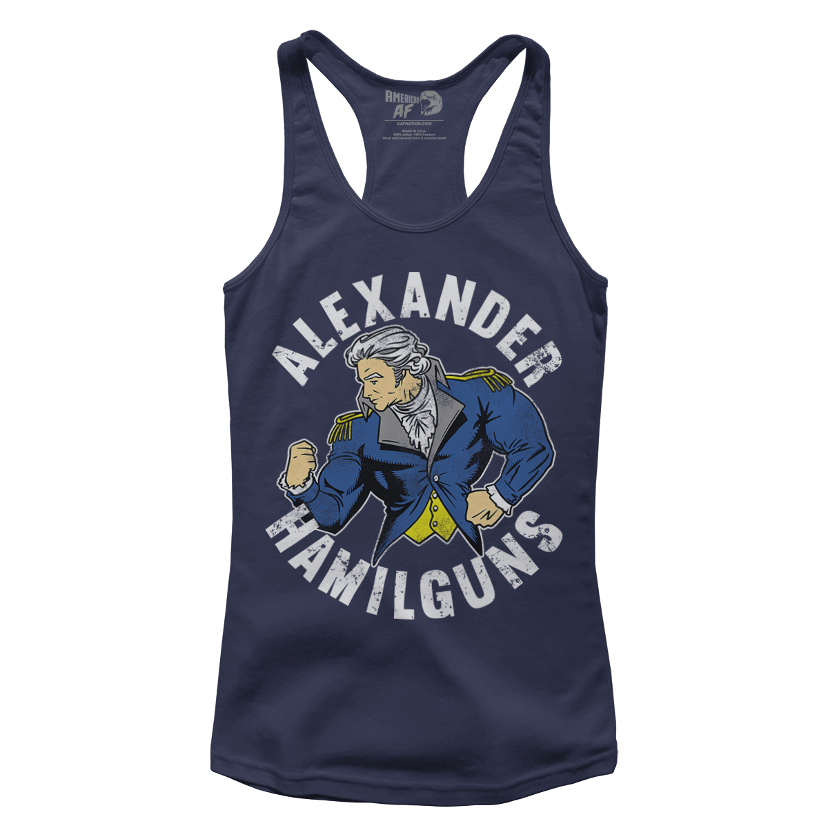 T-shirt Premium Ladies Racerback Tank / Midnight Navy / XS Alexander Hamilguns (Ladies)