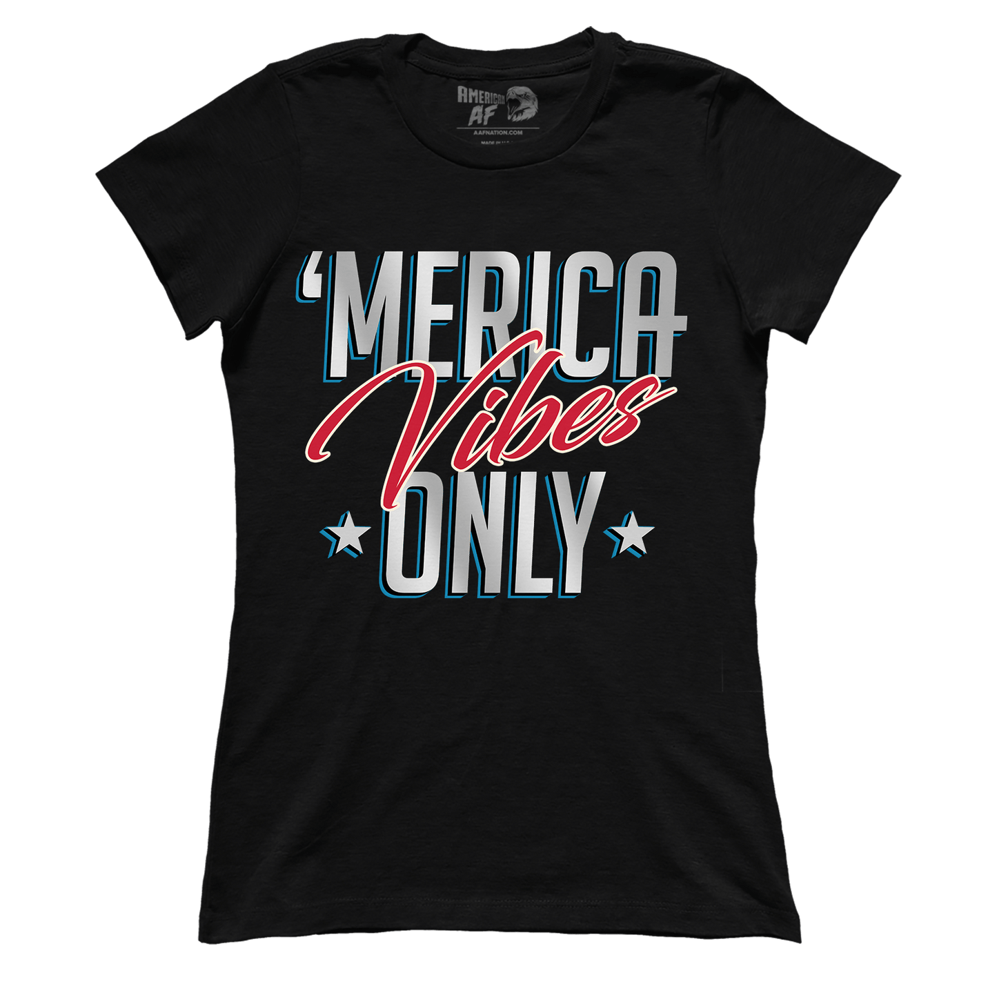 T-shirt Premium Ladies Tee / Black / XS Merica Vibes Only (Ladies)