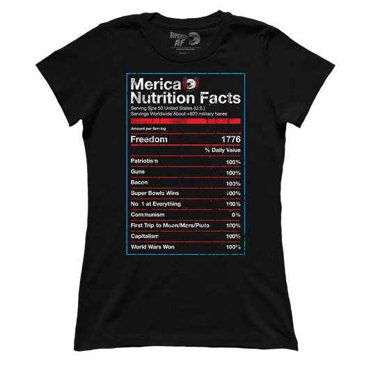 T-shirt Premium Ladies Tee / Black / XS Merican Ingredients (Ladies)