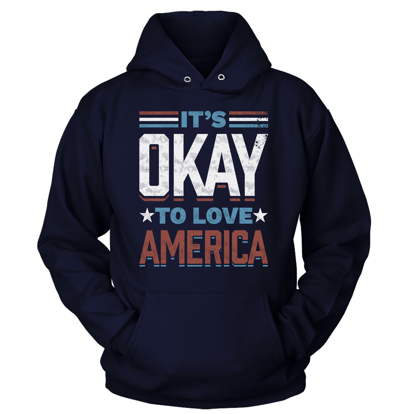 T-shirt It's Okay To Love America (Ladies)