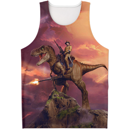 Teddy T-rex AOP Tank Top