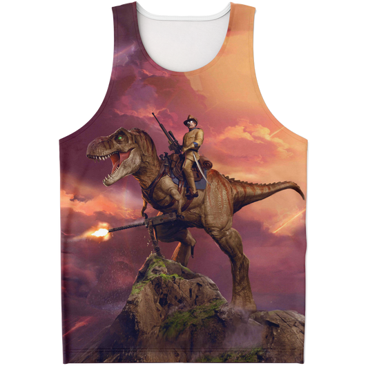 Teddy T-rex AOP Tank Top