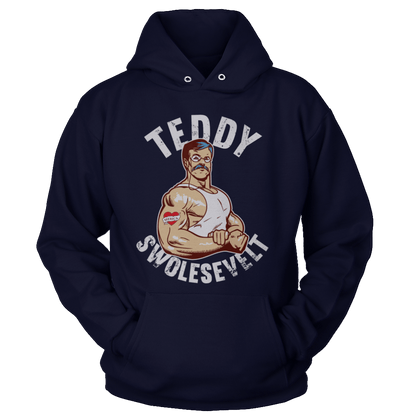 T-shirt Unisex Hoodie / Navy / S Teddy Swolesevelt