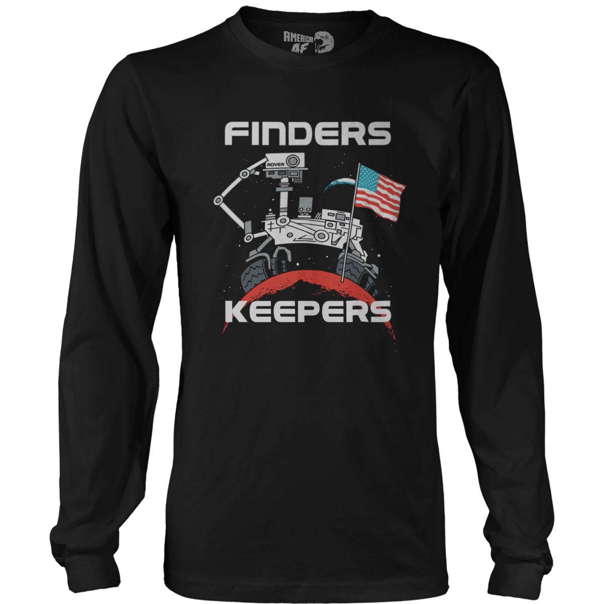 T-shirt Mens Long Sleeve / Black / S Finder's Keepers - MARS Rover