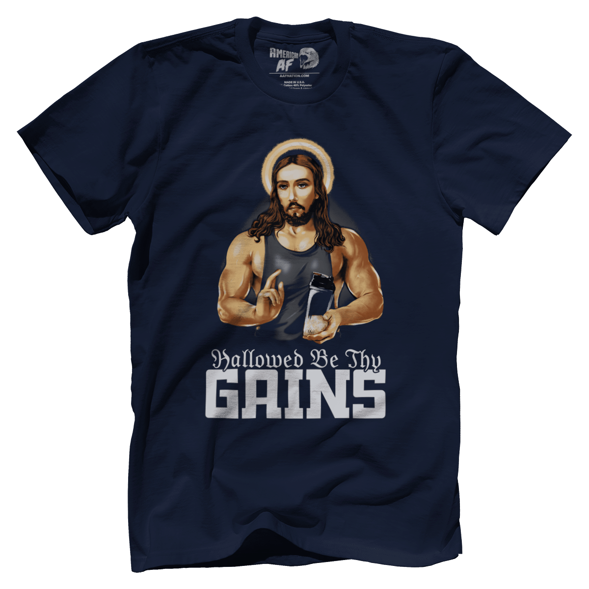 T-shirt Premium Mens Shirt / Midnight Navy / XS Hallowed Be Thy Gains