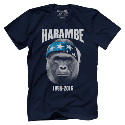 T-shirt Premium Mens Shirt / Midnight Navy / XS Harambe 1999-2016