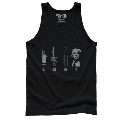 T-shirt Premium Mens Tank / Black / XS LGBT(rump)