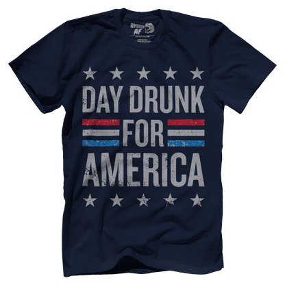 Apparel Premium Mens Shirt / Midnight Navy / XS Day Drunk for America