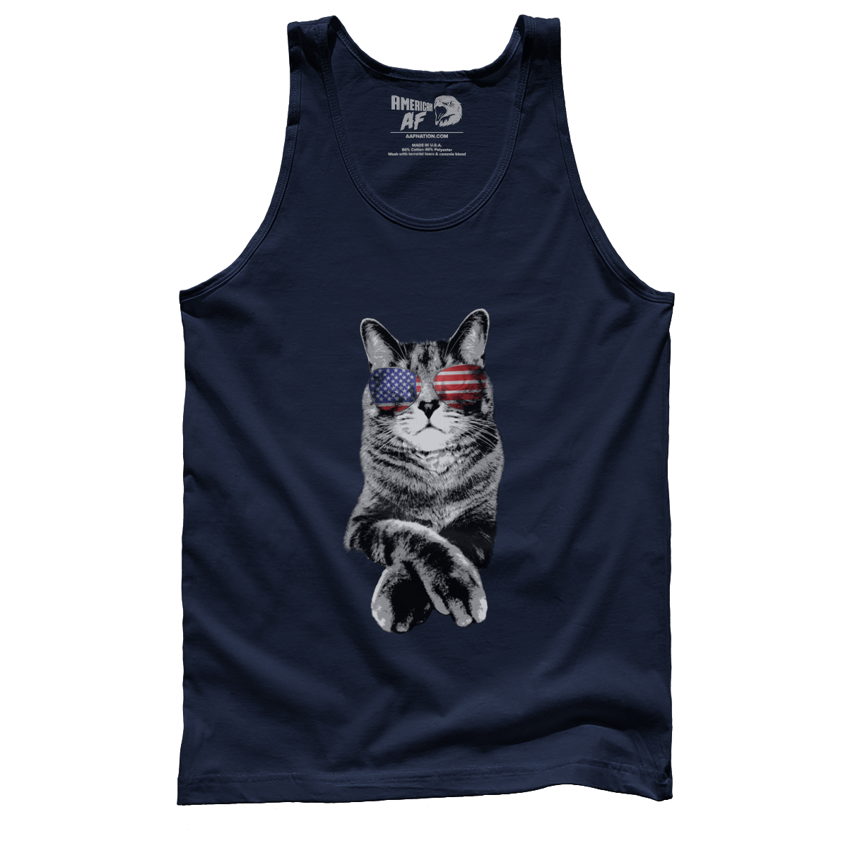 T-shirt Premium Mens Tank / Navy / XS Americat 2.0