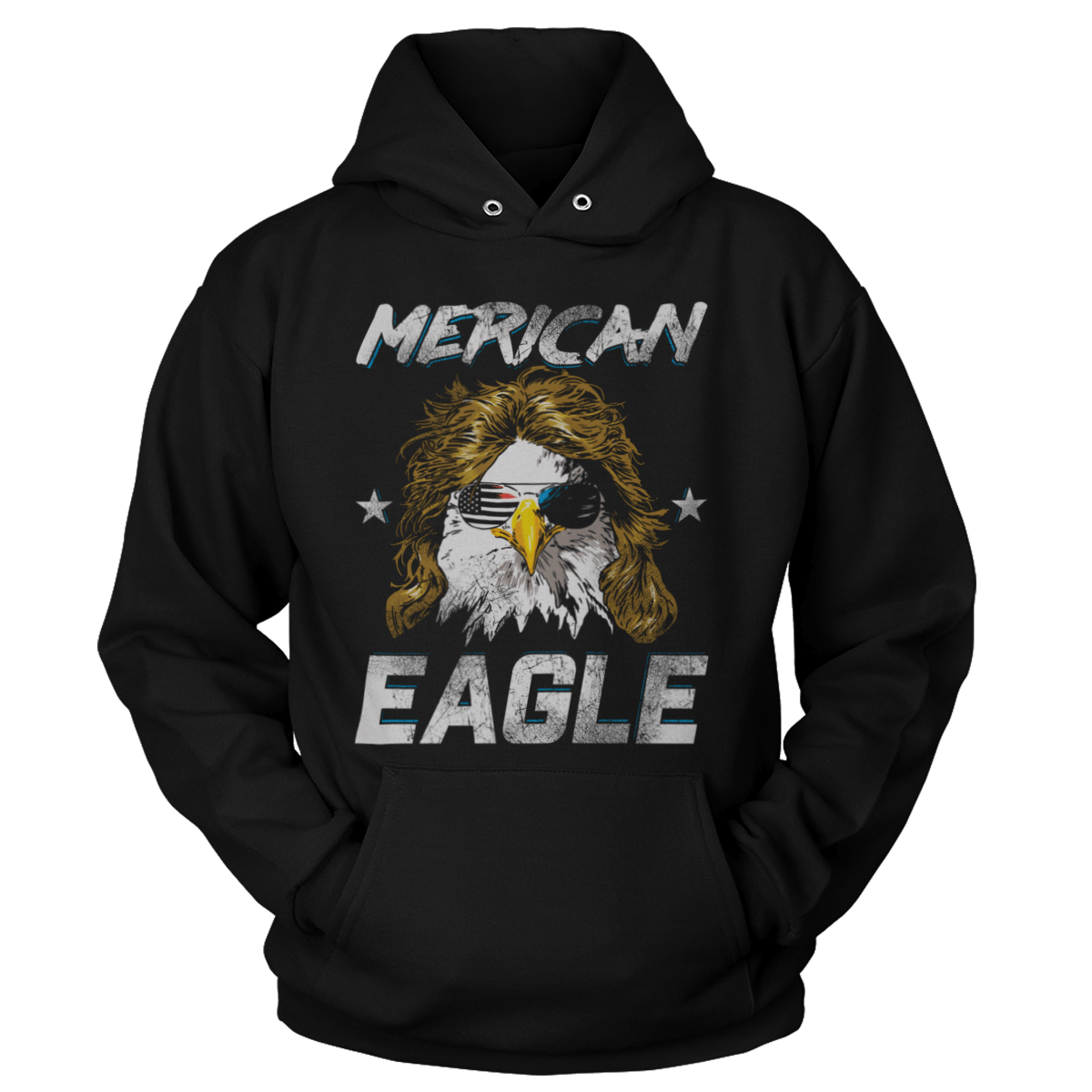 Apparel Premium Soft Hoodie / Black / XS Merican Eagle Revealed (Ladies)