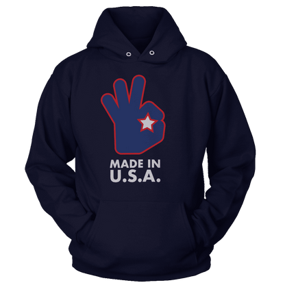 Apparel Unisex Hoodie / Navy / S Made in USA