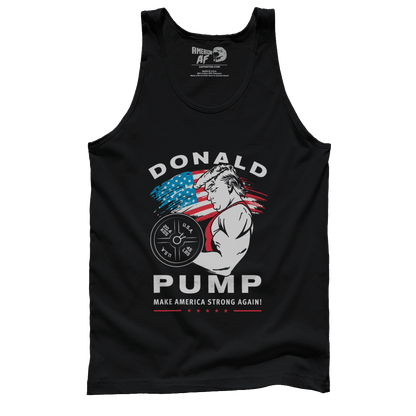 T-shirt Premium Mens Tank / Black / XS Donald Pump