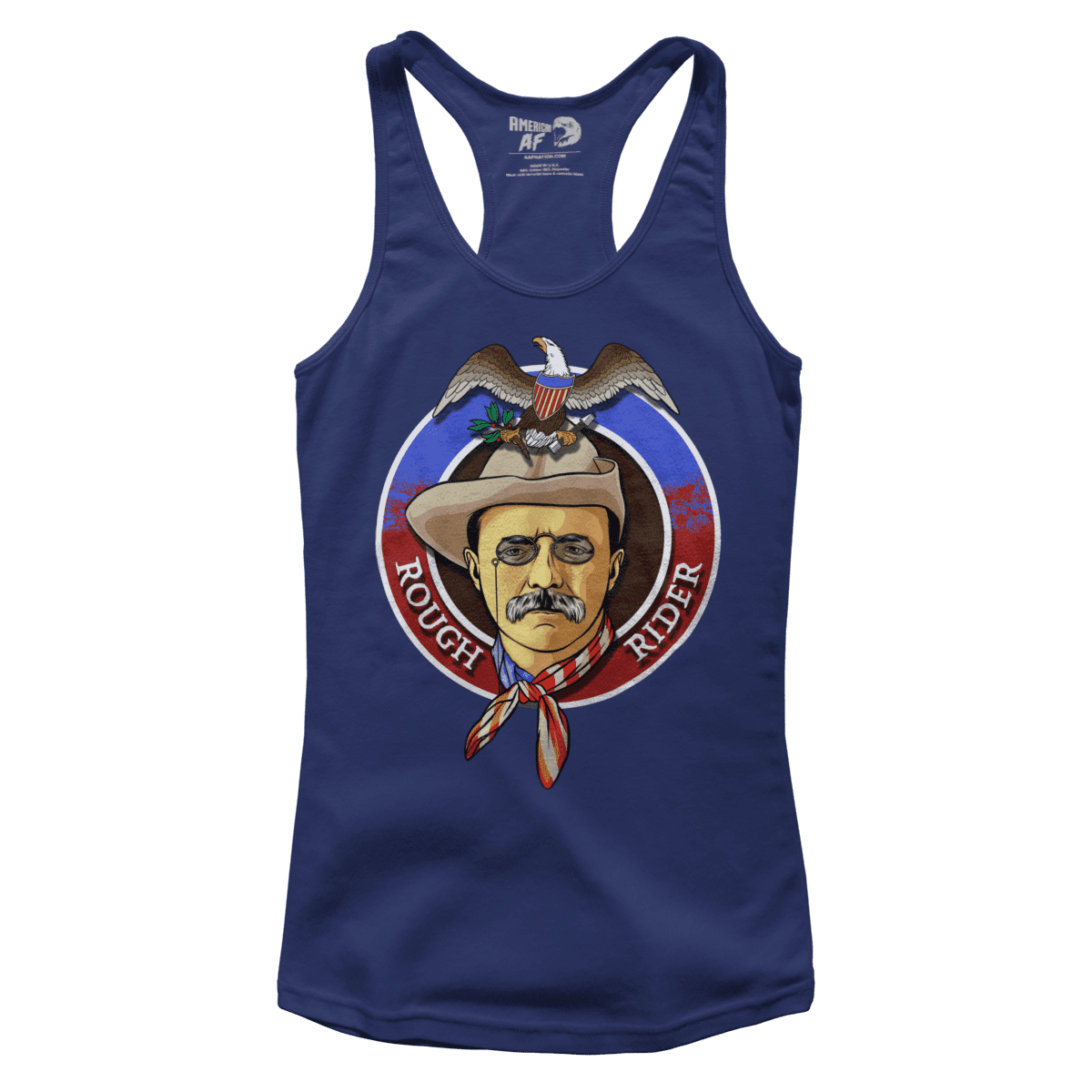 T-shirt Premium Ladies Racerback Tank / Midnight Navy / XS Teddy Rough Rider (Ladies)