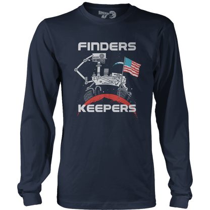 T-shirt Mens Long Sleeve / Midnight Navy / S Finder's Keepers - MARS Rover