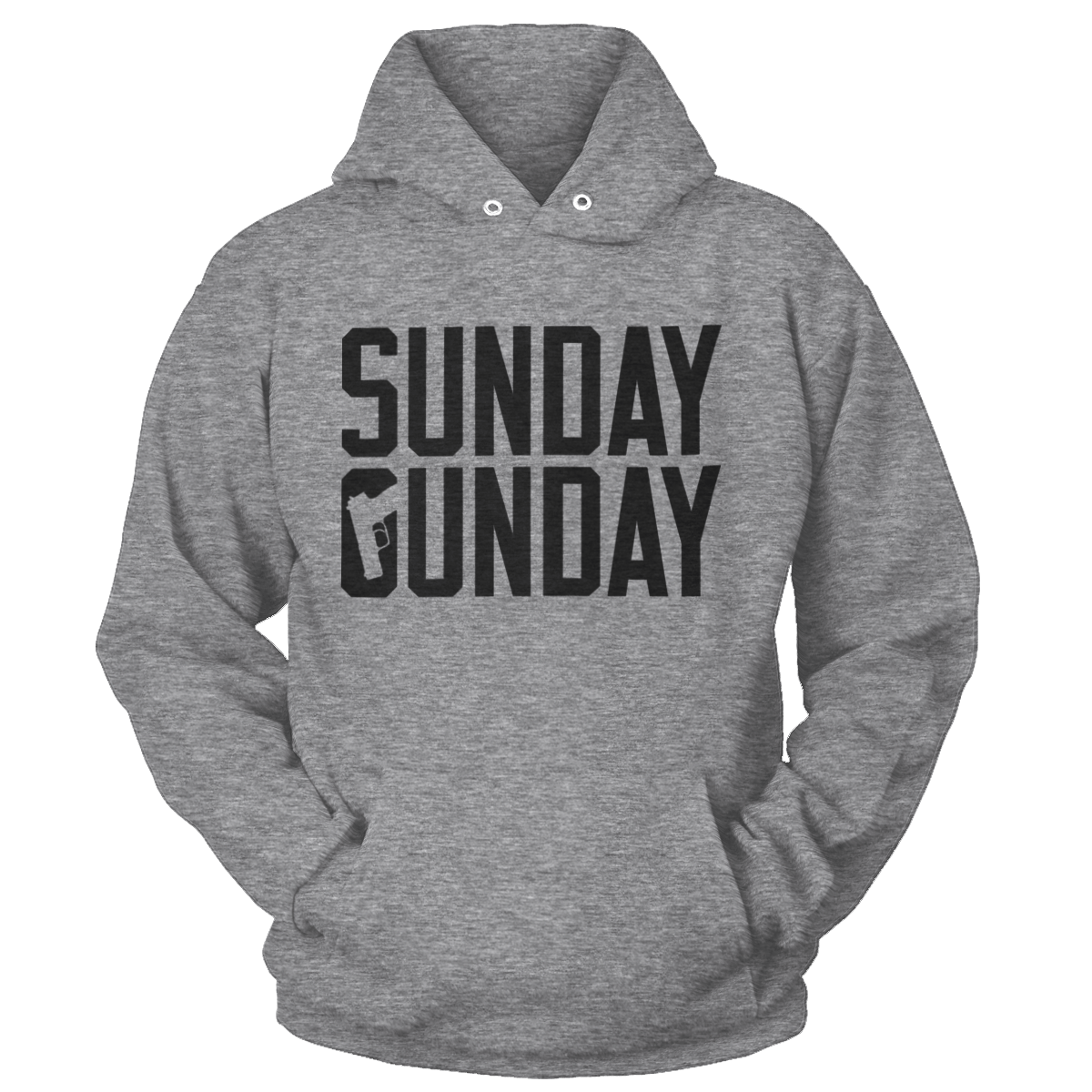 T-shirt Premium Soft Hoodie / Vintage Heather / XS Sunday Gunday (Ladies)