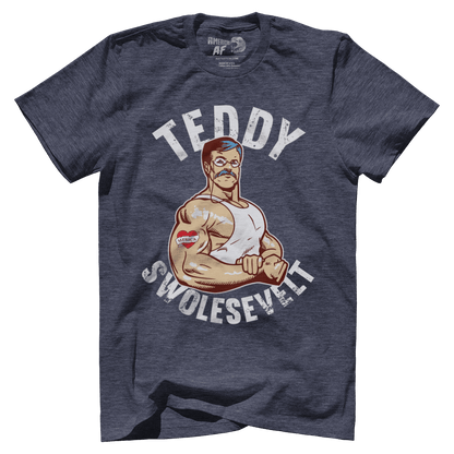 T-shirt Premium Mens Triblend Shirt / Vintage Navy / S Teddy Swolesevelt