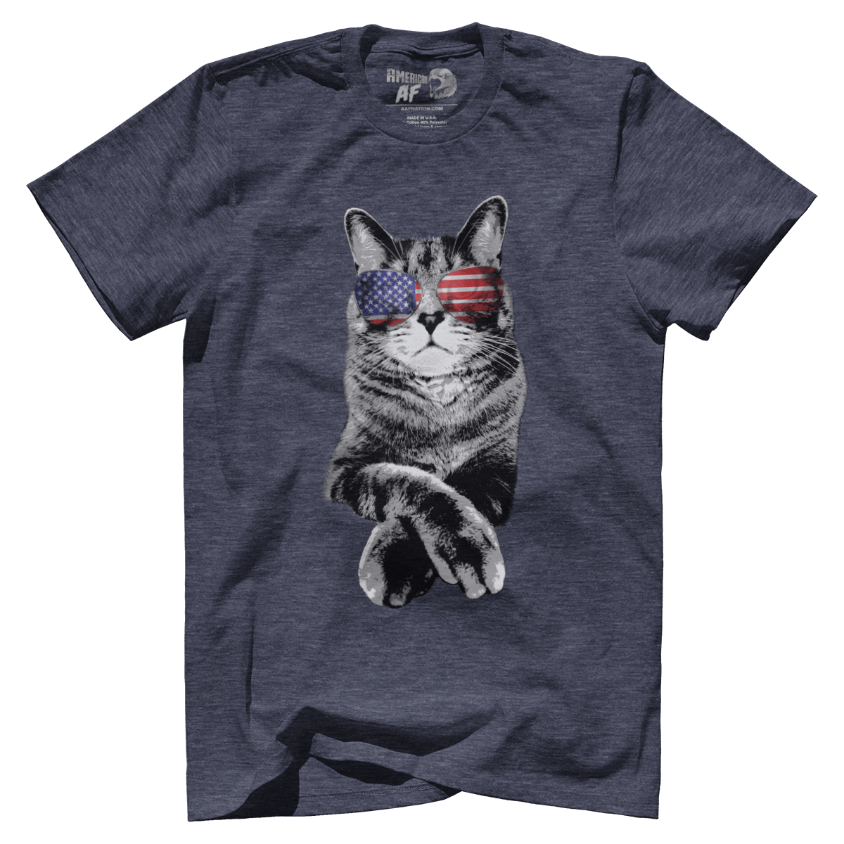 T-shirt Premium Mens Triblend Shirt / Vintage Navy / S Americat 2.0