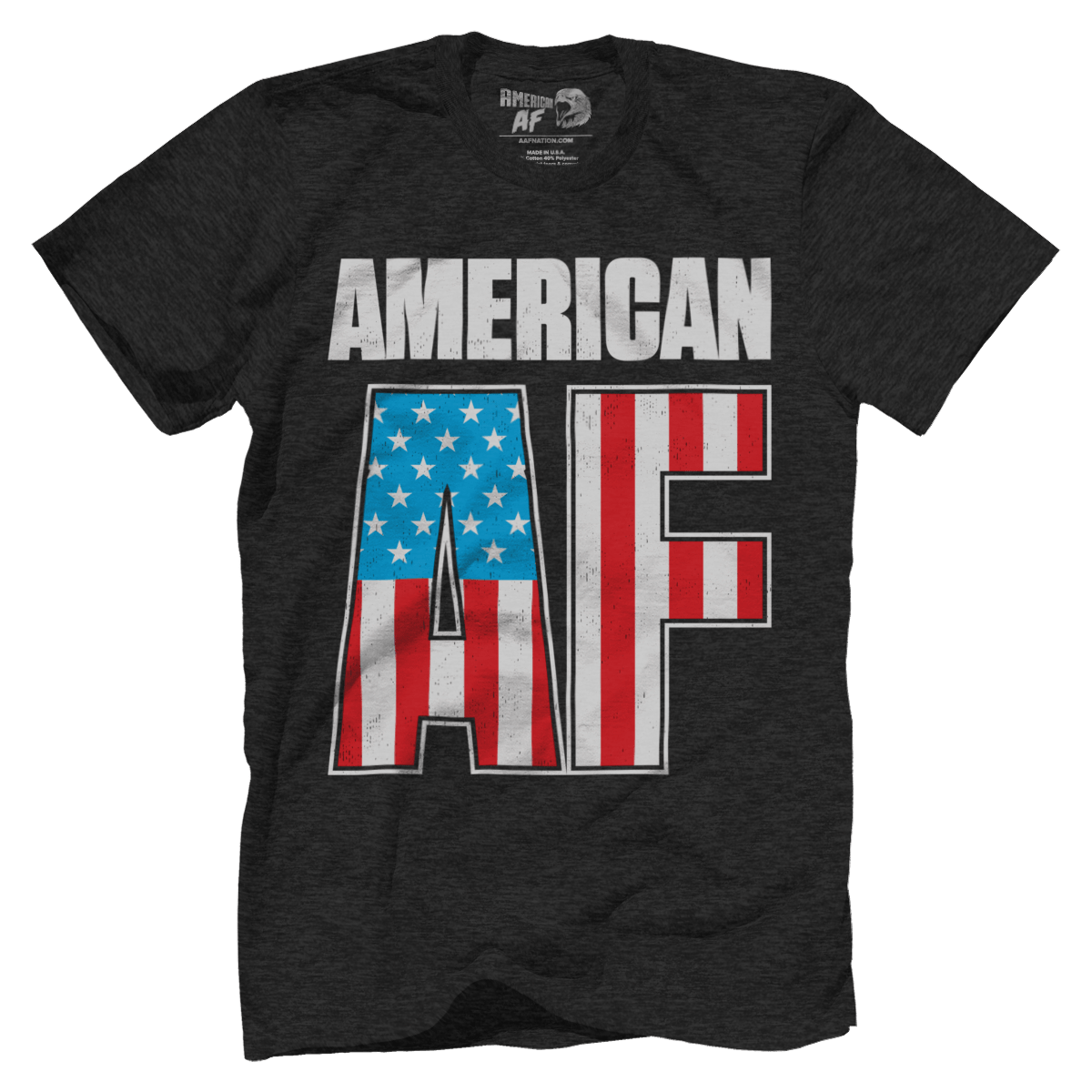 T-shirt Premium Mens Triblend Shirt / Vintage Black / S American AF