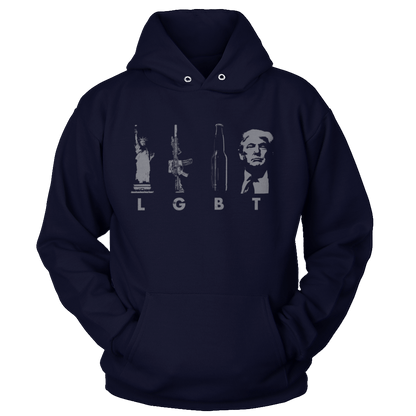 T-shirt Unisex Hoodie / Navy / S LGBT(rump)