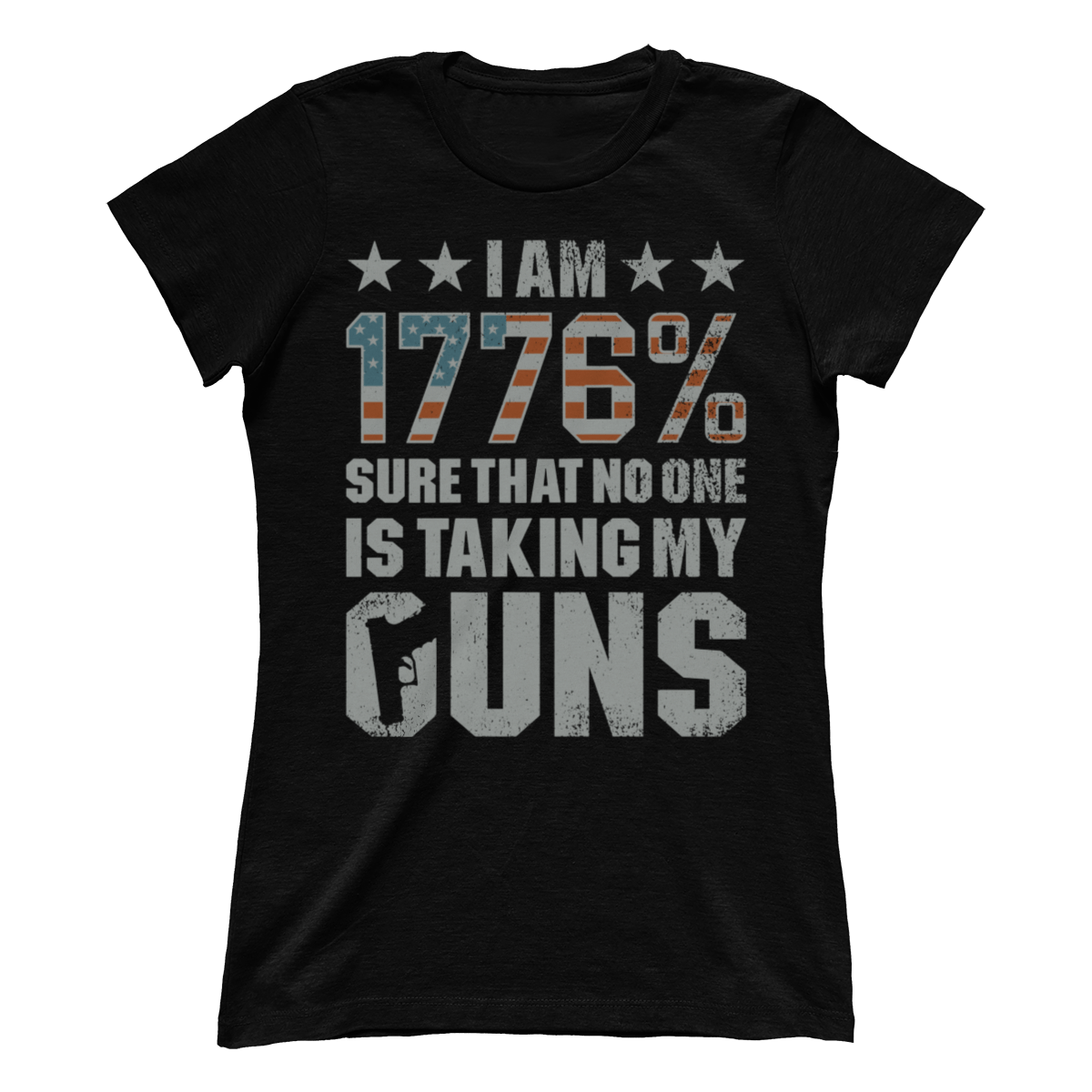 T-shirt Premium Ladies Tee / Black / XS 1776 Percent Sure (Ladies)