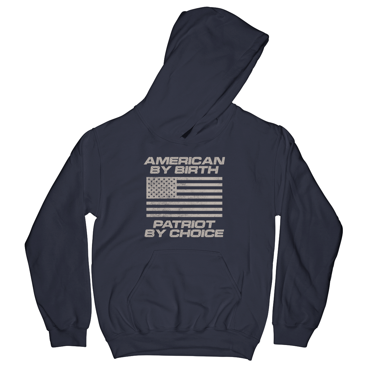 T-shirt Kids Hoodie / Navy / YS American by Birth - Kids