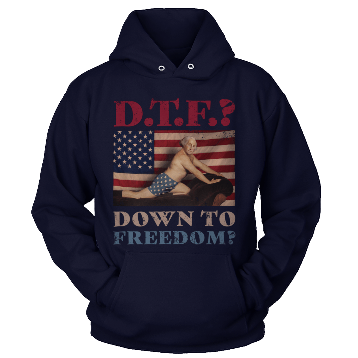 T-shirt Unisex Hoodie / Navy / S DTF? Down to Freedom?