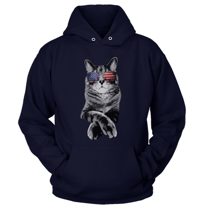 T-shirt Unisex Hoodie / Navy / S Americat 2.0