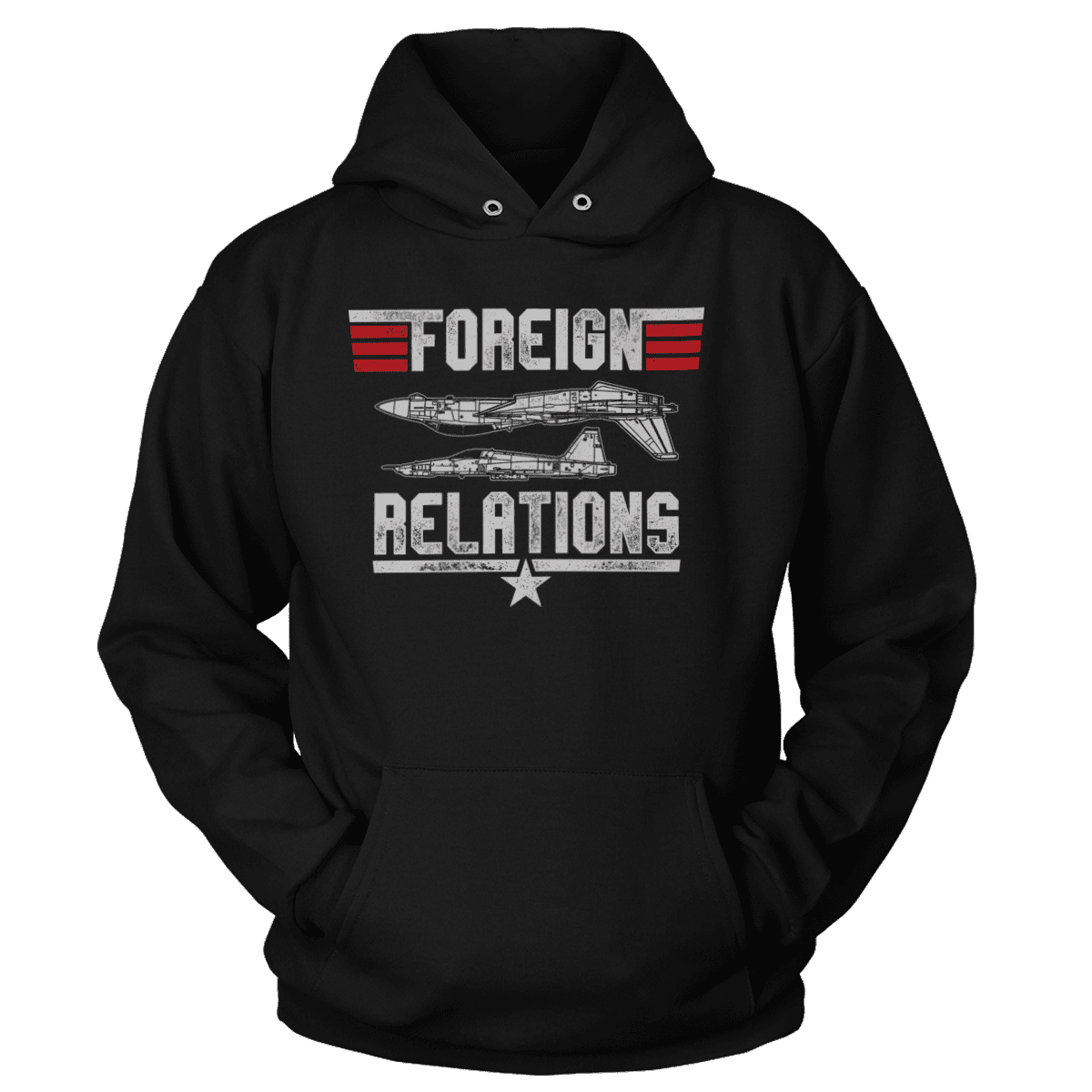 T-shirt Premium Soft Hoodie / Black / XS Foreign Relations (Ladies)