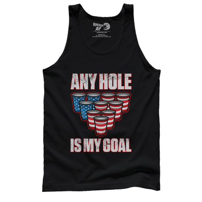 Apparel Premium Mens Tank / Black / XS Any Hole is My Goal