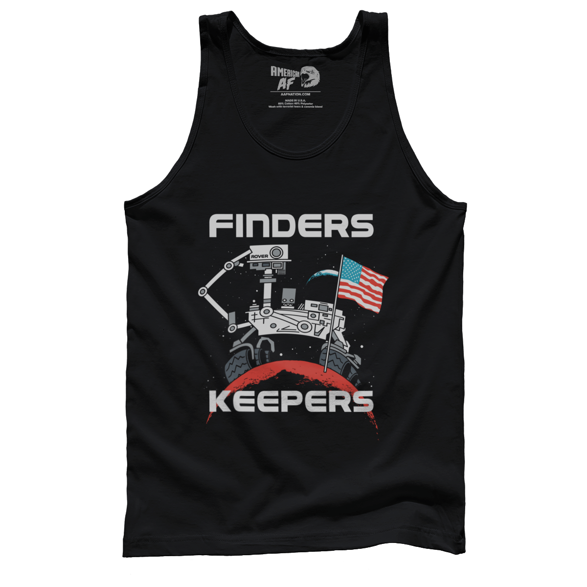 T-shirt Premium Mens Tank / Black / XS Finder's Keepers - MARS Rover