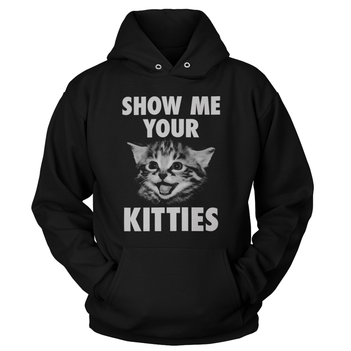 T-shirt Premium Soft Hoodie / Black / XS Show Me Your Kitties! V1 (Ladies)