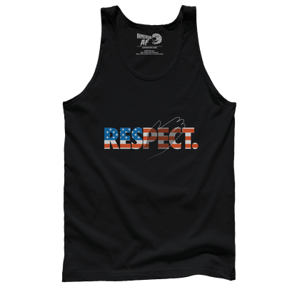 Apparel Premium Mens Tank / Black / XS Respect