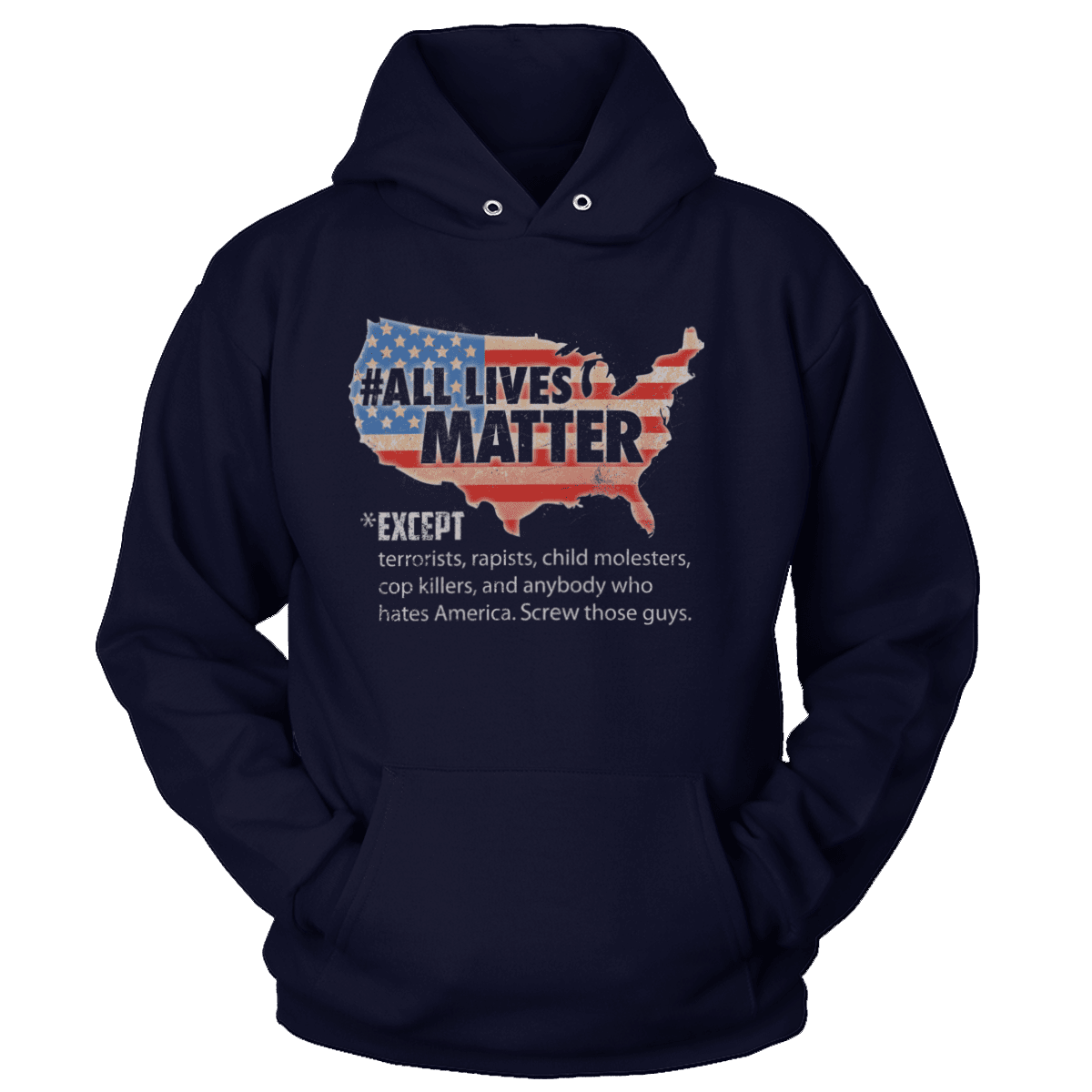 Apparel Premium Soft Hoodie / True Navy / XS All Lives Matter - TAME (Ladies)