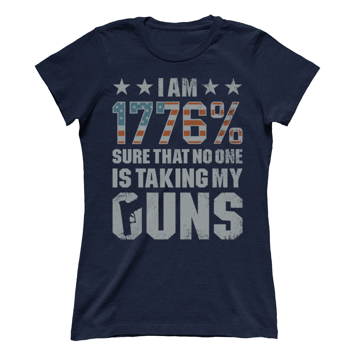 T-shirt Premium Ladies Tee / Midnight Navy / XS 1776 Percent Sure (Ladies)