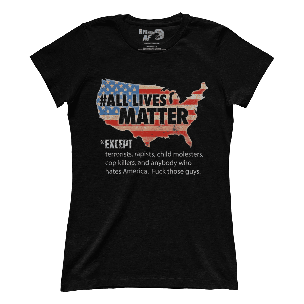 Apparel Premium Ladies Tee / Black / XS All Lives Matter - RAW (Ladies)