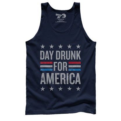 Apparel Premium Mens Tank / Navy / XS Day Drunk for America