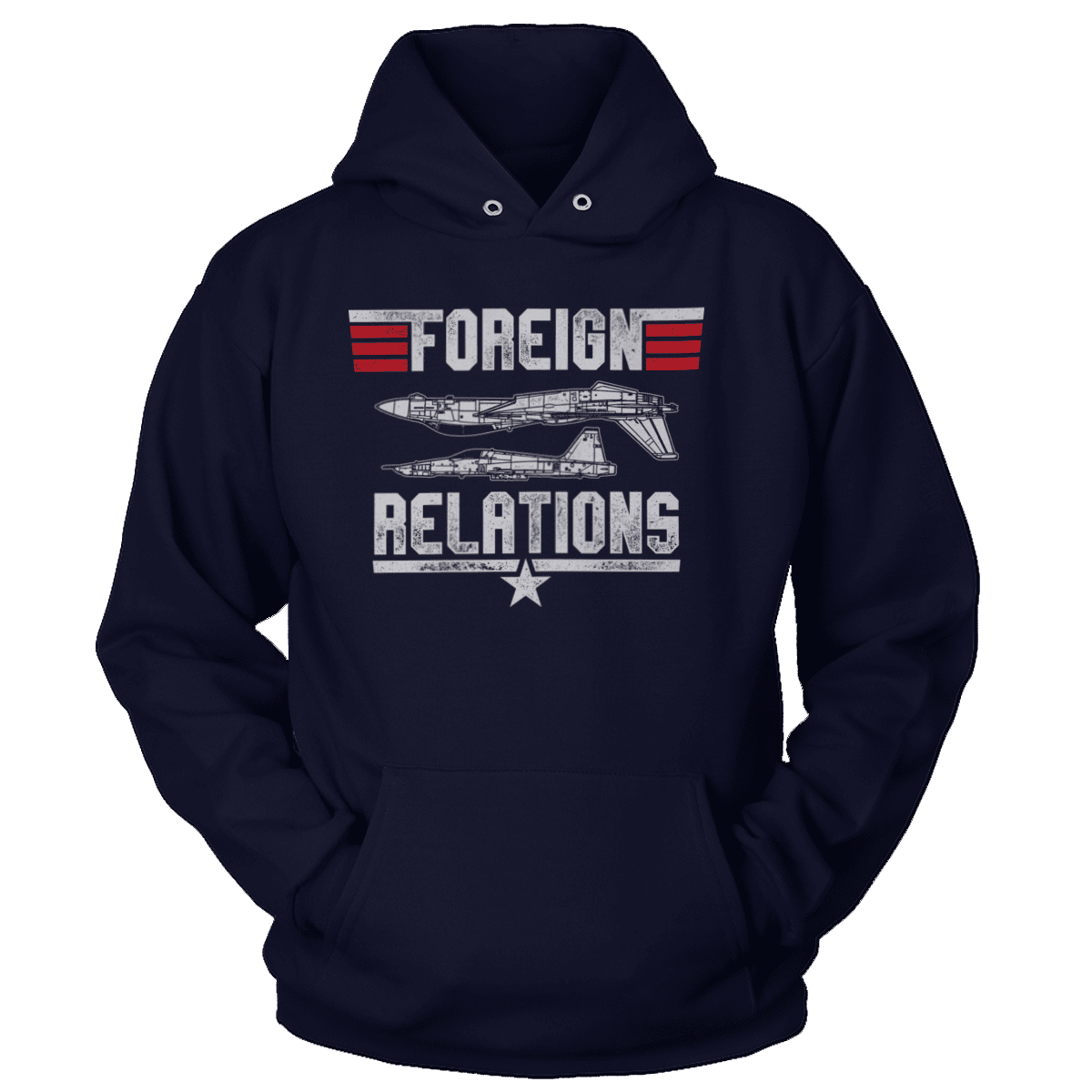 T-shirt Premium Soft Hoodie / True Navy / XS Foreign Relations (Ladies)