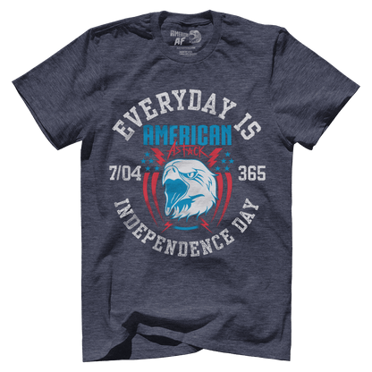 T-shirt Premium Mens Triblend Shirt / Vintage Navy / S Every Day Is Independence Day