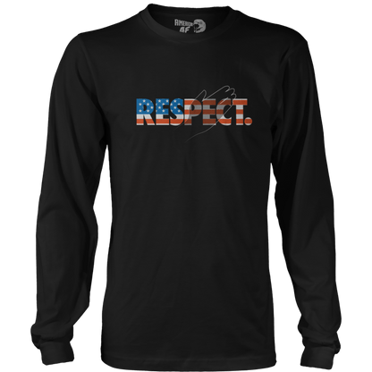 Apparel Mens Long Sleeve / Black / S Respect