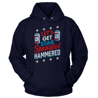 T-shirt Let's Get Star Spangled Hammered